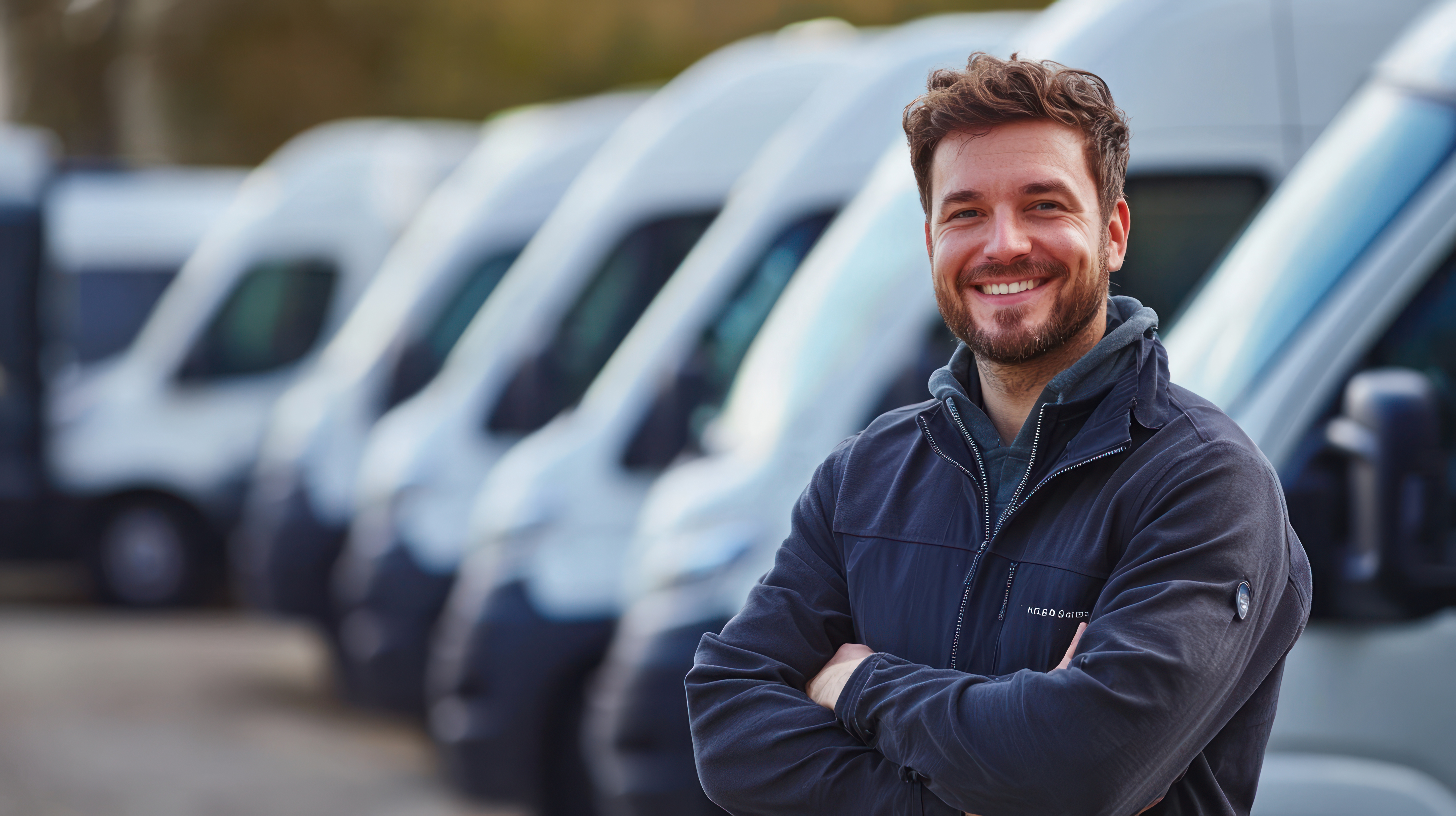 Fleet manager with vehicles