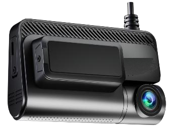 WIX Mini Dashcam front view with road lens