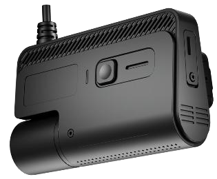 WIX Mini Dashcam rear view with detachable cabin camera